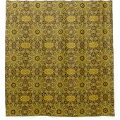 Abstraktes ägyptisches Design Duschvorhang (Vorderseite)