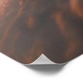 Abstraktes, alles sichtbares Auge Poster (Ecke)