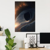 Abstraktes, alles sichtbares Auge Poster (Heimbüro)