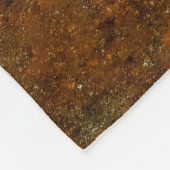 Abstraktes, altes, antikes Rostgrundstück, b Fleecedecke (Ecke)