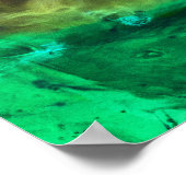 Abstraktes altes Glas Poster (Ecke)