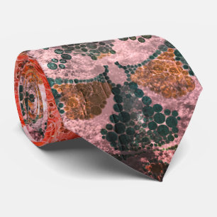 Abstraktes altes Retro-Vintages Grunge-Dekor Krawatte