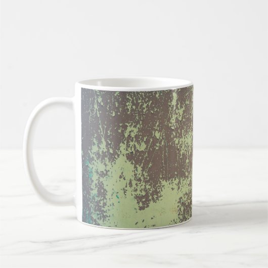 Abstraktes Aluminium Kaffeetasse (Links)