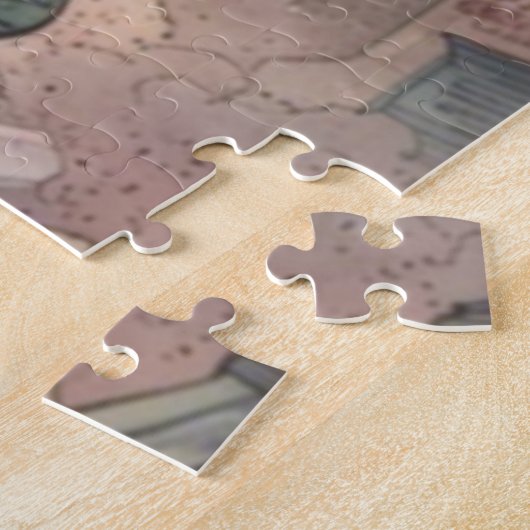 Abstraktes anatomisches Cyborg-Jigsaw-Puzzle Puzzle (Seite)