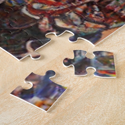 Abstraktes anatomisches Cyborg Puzzle (Seite)