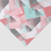 Abstraktes Angesagtes Modern geometrisches Mosaikk Seidenpapier (Detail)