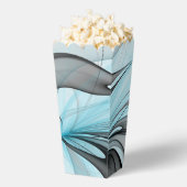 Abstraktes Anthracite Grau Blau Modernes Fraktal K Geschenkschachtel (Geplatzt)