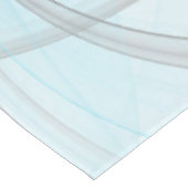 Abstraktes Anthracite Grau Blau Modernes Fraktal K Tischdecke (Schrägansicht)