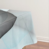 Abstraktes Anthracite Grau Blau Modernes Fraktal K Tischdecke (Beispiel)