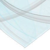 Abstraktes Anthracite Grau Blau Modernes Fraktal K Tischdecke (Schrägansicht)