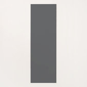 Abstraktes Anthracite Grau Blau Modernes Fraktal K Yogamatte (Rückseite)