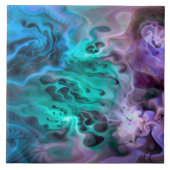 Abstraktes Apophysis-Fraktal I Fliese (Vorderseite)