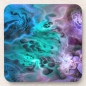 Abstraktes Apophysis-Fraktal I Getränkeuntersetzer (Vorderseite)
