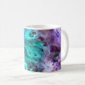 Abstraktes Apophysis-Fraktal I Kaffeetasse (VorderseiteRechts)
