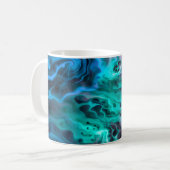 Abstraktes Apophysis-Fraktal I Kaffeetasse (Vorderseite Links)