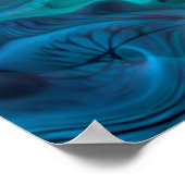 Abstraktes Apophysis-Fraktal I Poster (Ecke)