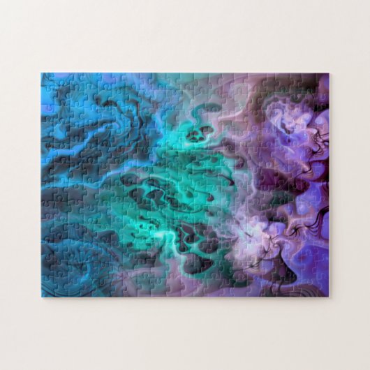 Abstraktes Apophysis-Fraktal I Puzzle (Horizontal)