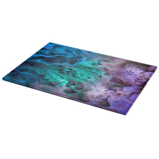 Abstraktes Apophysis-Fraktal I Schneidebrett (Ecke)