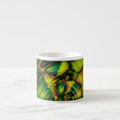 Abstraktes Apophysis-Fraktal II Espressotasse (Vorderseite)