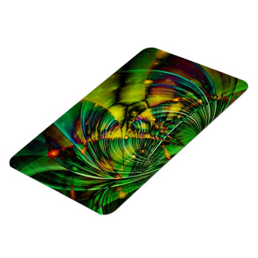 Abstraktes Apophysis-Fraktal II Magnet (Linke Seite)