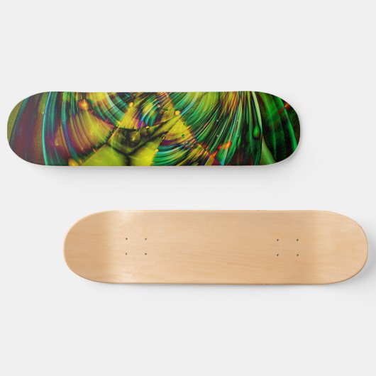 Abstraktes Apophysis-Fraktal II Skateboard (Horizontal)