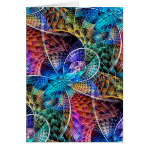 Abstraktes Apophysis-Fraktal X