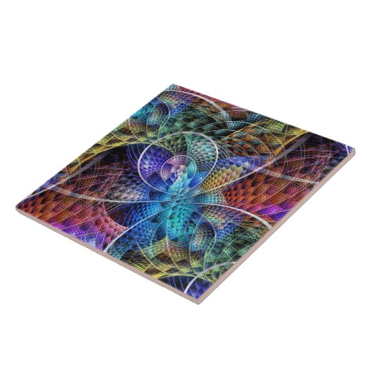 Abstraktes Apophysis-Fraktal X Fliese (Seite)
