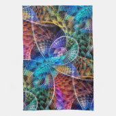 Abstraktes Apophysis-Fraktal X Handtuch (Vertikal)