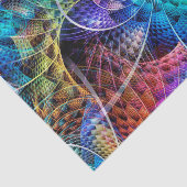 Abstraktes Apophysis-Fraktal X + Ihr Text und Ihre Seidenpapier (Ausschnitt)