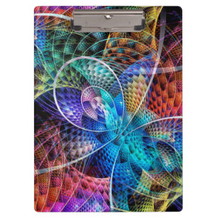 Abstraktes Apophysis-Fraktal X Klemmbrett