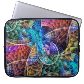Abstraktes Apophysis-Fraktal X Laptopschutzhülle (Vorderseite)