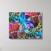 Abstraktes Apophysis-Fraktal X Leinwanddruck (Vorderseite)