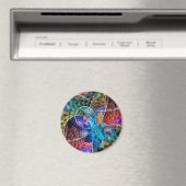 Abstraktes Apophysis-Fraktal X Magnet (In Situ (Geschirrspüler))