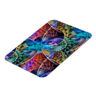 Abstraktes Apophysis-Fraktal X Magnet