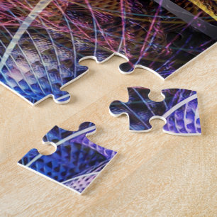 Abstraktes Apophysis-Fraktal X Puzzle