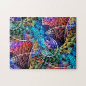 Abstraktes Apophysis-Fraktal X Puzzle (Horizontal)