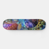 Abstraktes Apophysis-Fraktal X Skateboard (Horizontal)