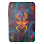 Abstraktes Apophysis-Fraktal XI + Ihre Ideen Badematte (Vorderseite Vertikal)