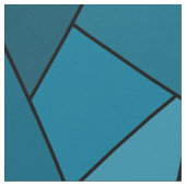 Abstraktes aquamarines geometrisches stoff (Nahaufnahme)