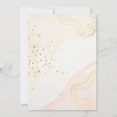 Abstraktes Aquarell-Blumen-Ramadan-Iftar-Dinner Einladung (Rückseite)