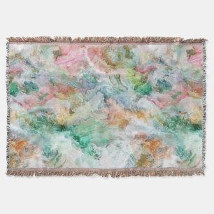 Abstraktes Aquarell-Grunge-Muster Ozean Decke