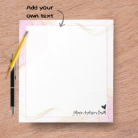 Abstraktes Aquarell-Herz-Name-Notizbuch, Süßes Ges