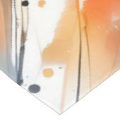 Abstraktes Aquarell-Rennpferd Tischdecke (Schrägansicht)