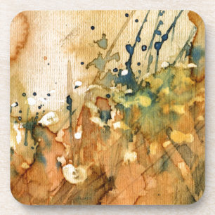 Abstraktes Aquarell und alter Hintergrund Untersetzer