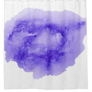 Abstraktes Aquarellbild mit flüssigem Hintergrund Duschvorhang