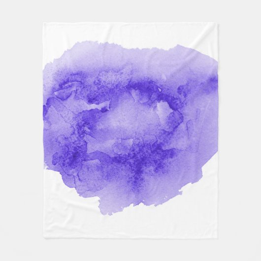 Abstraktes Aquarellbild mit flüssigem Hintergrund Fleecedecke (Vorderseite)
