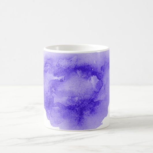 Abstraktes Aquarellbild mit flüssigem Hintergrund Kaffeetasse (Mittel)