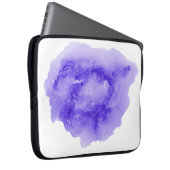 Abstraktes Aquarellbild mit flüssigem Hintergrund Laptopschutzhülle (Vorne Rechts)