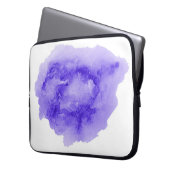 Abstraktes Aquarellbild mit flüssigem Hintergrund Laptopschutzhülle (Vorderseite Links)