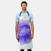 Abstraktes Aquarellbild mit flüssigem Hintergrund Schürze (Getragen)
